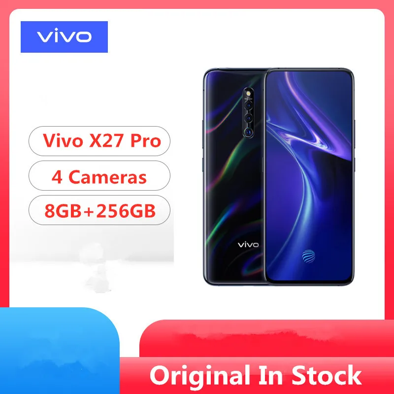 Оригинальный мобильный телефон Vivo X27 Pro Snapdragon 710 Android 9 0 6 7 &quotips 2460X1080 8 Гб ram 256 ГБ rom