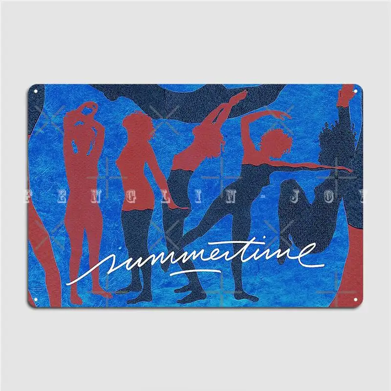

Summertime Metal Sign Club Wall Personalized Painting Décor Tin Sign Posters