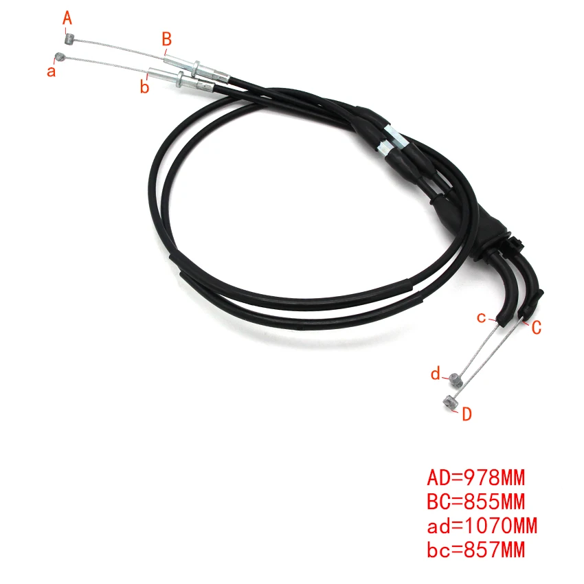 Motorcycle Throttle Line Clutch Cable Steel Wire Set For Kawasaki ZX600 Ninja ZX6R 54012-0277 540120277 |