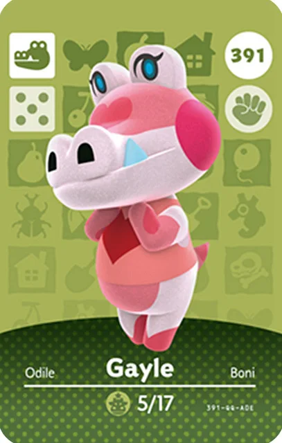 Серия 4(391 400) Twiggy Gayle Iggly Role Animal Crossing Card работа для NS Game Amiibo Поддержка NFC|Карты