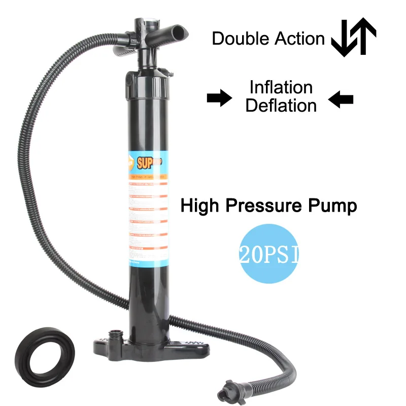 high pressure inflation air hand pump SUP stand up paddle board surfboard surfing PVC inflatable fishing boat kayak