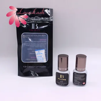 

10 bottles IB Pro-Cling Glue for Eyelash extension 3s Dry eyelash glue Korea Original Dark gray cap False Lash Eyelash Glue 5ml