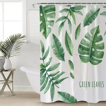 

Green Design Shower Curtain Bathroom Curtain Home Decoration