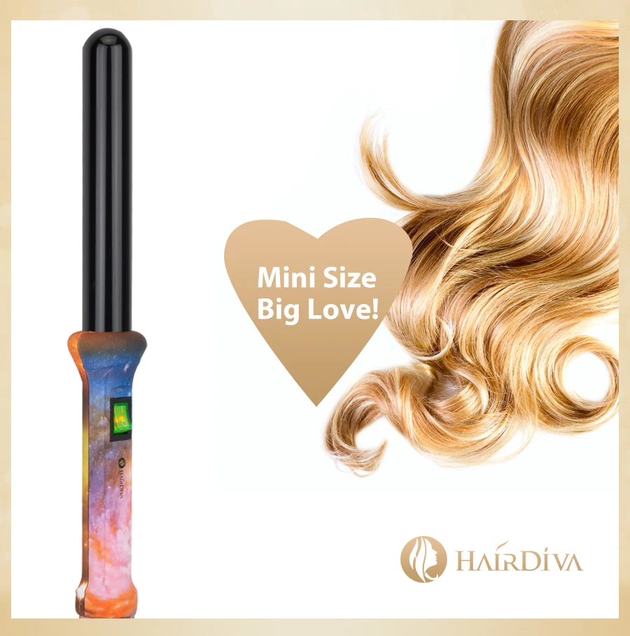 HairDiva 25 мм 32 мм Мини щипцы для завивки волос Лучшая цена щипцы для завивки волос дорожная палочка щипцы для завивки