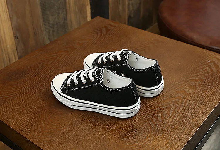 CNFSNJ Children's Shoes For Girls New spring Autumn candy color Kids boys Fashion Canvas Sports Kids Shoes 26-36