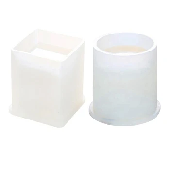 

2Pcs Silicone Mold Epoxy Resin Diy Pen Container Organizer Square Storage Holder Silica Crafts Molds