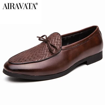 

Leather Flat Shoe for Men Fashion Slip-on Casual Shoes Loafers