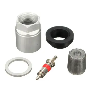 

FOR BMW Audi Mercedes-Benz Ford Jeep Toyota TIRE PRESSURE SENSOR TPMS REBUILD SERVICE KIT nut valve core cap