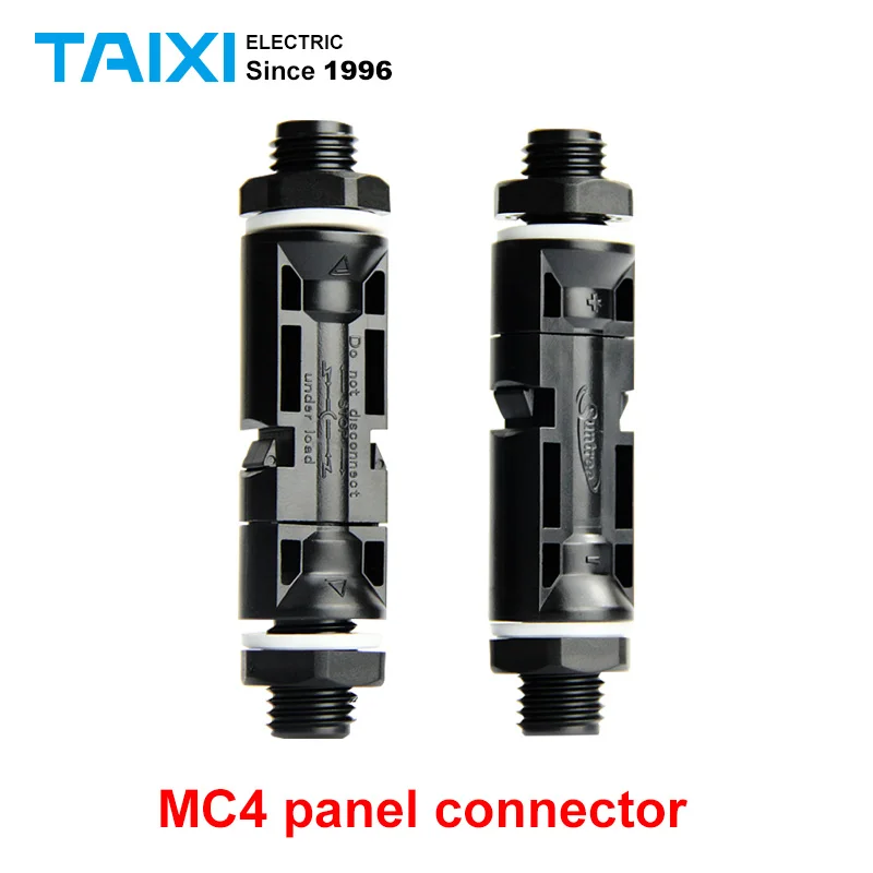 

MC4 panel plug, panel connector, inverter connector, MC4 panel connector, shunt box grid-connected inverter