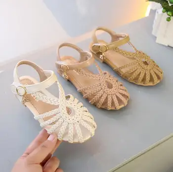 

new arrivals girls sandals shoes rubber sole comfortable inner girls beach sandals for kids student's sandals shoes