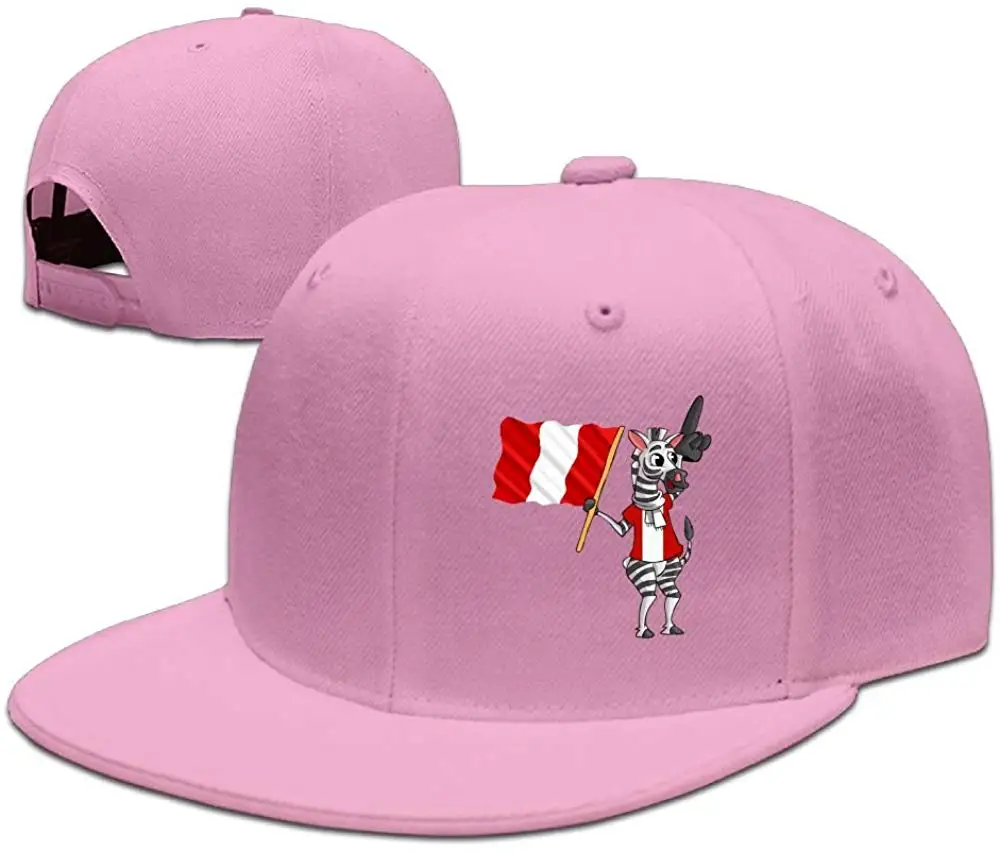 Tsdfczbra с флагом Перу Snapback Регулируемая плоская бейсболка