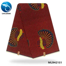 LIULANZHI 6 ярдов Хлопок Воск Высокое качество африканская вощеная ткань принтом последний принт воск Анкара 6 ярдов/партия ML9H2143-58