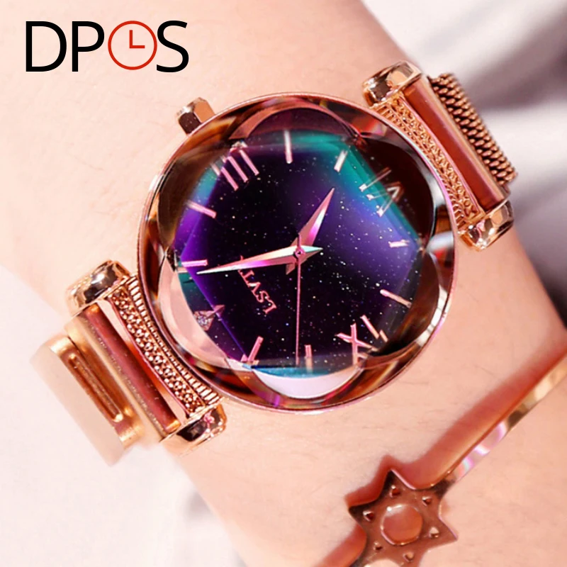 

Rose Gold Women Bracelet Watches For Ladies Starry Sky Wrist Watch Female Wristwatch 2018 Luxury Top Brand Clock Relogio Feminin