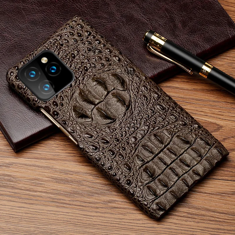 

Genuine Leather case For Iphone 11 pro max Original leather back cover For iphone 11 case xr xs max 7 8 coque funda men business
