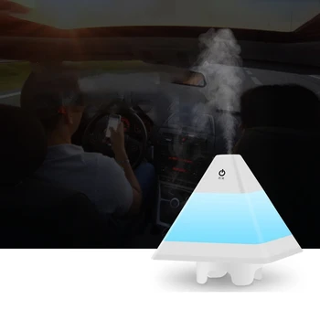 

330Ml USB Mini Humidifier Air Freshener Purifier Perfume Dispenser with Colorful Gradient Lights