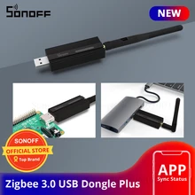 Sonoff zb dongle-p zigbee 3.0 usb dongle mais sem fio zigbee gateway analyzer zigbee2mqtt captura de interface usb com antena