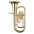 Muslady Brass B Flat Баритон Bb Духовой Инструмент Золотой Лак Поверхность с Чехол Мундштук Перчатки Ткань Для Чистки