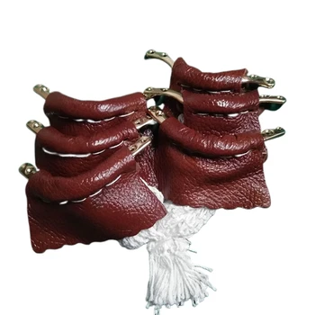 

6pcs Ball Bag Billiard Net Pocket Set Entertainment Accessories Durable Club Artificial Leather Snooker Table Professional