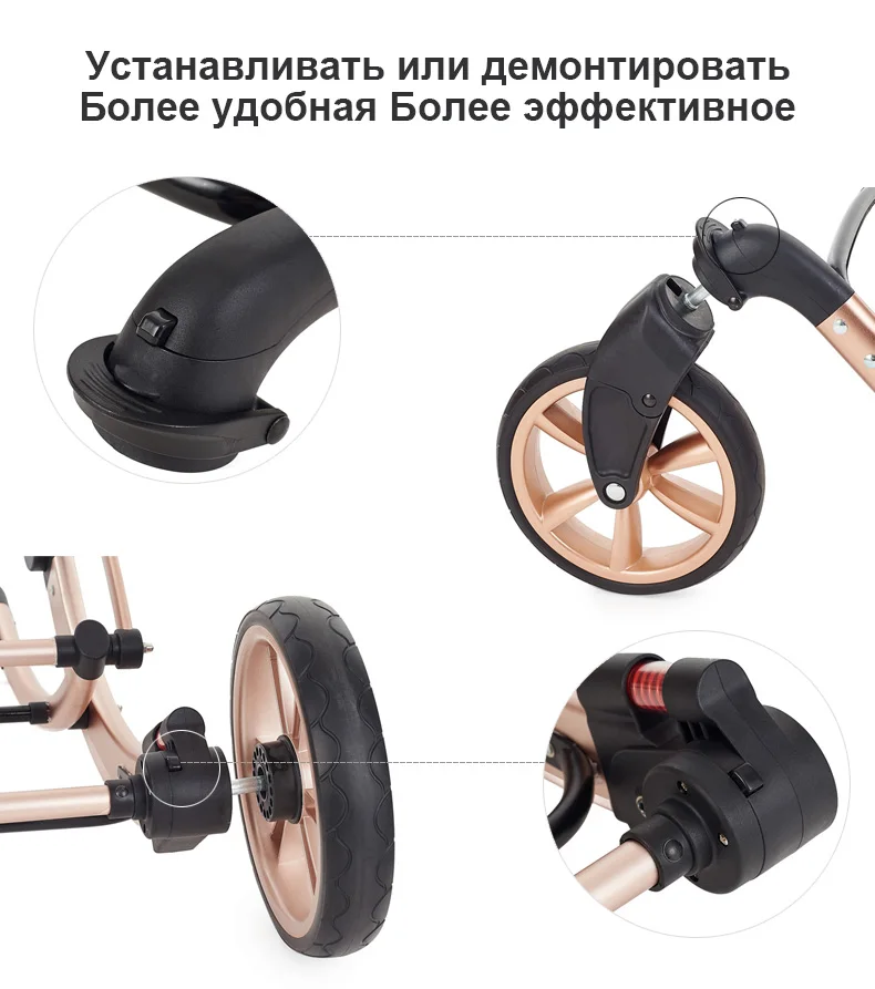Luxmom детская коляска 2 в 1 Высокое пейзаже Multifunctionc может сидеть или лежать складной четыре сезона Россия