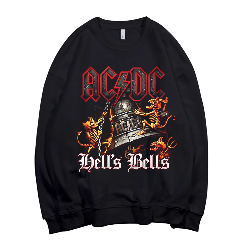 

8 designs Pollover Sweatshirt ACDC AC/DC Australian Hard Rock hoodies punk sudadera streetwear fleece shell jacket Outerwear