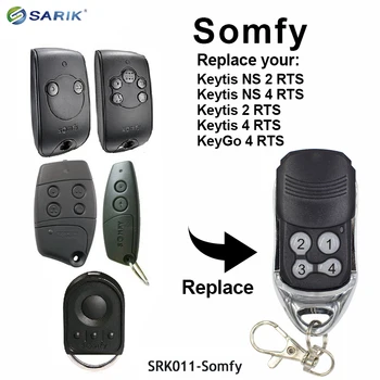 

SOMFY Keytis NS 2/4 RTS Keytis 4/2 RTS remote control garage door opener SOMFY remote garage rolling code for garage command
