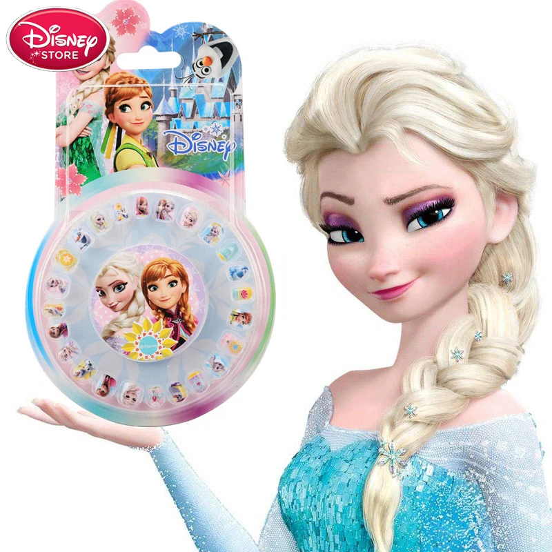 Наклейки для ногтей Disney Frozen elza Anna Sofia Игрушки девочек детей Princesas Tatto наклейки