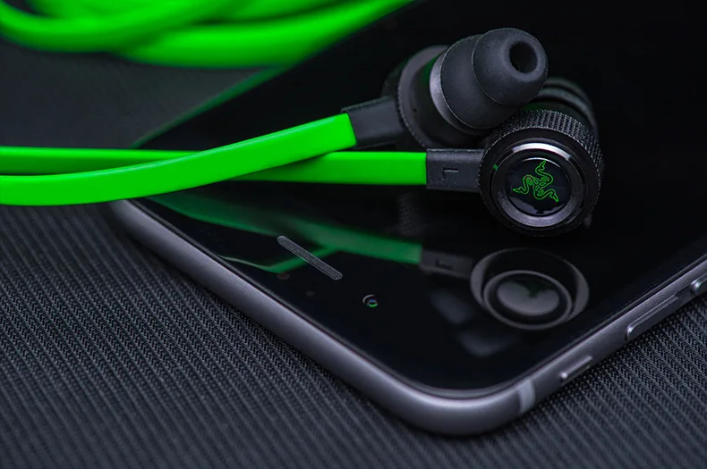 Headset with microphone for gamers sports wired headset 3.5mm earplugs for Hammerhead Pro V2 in-ear gaming headset
