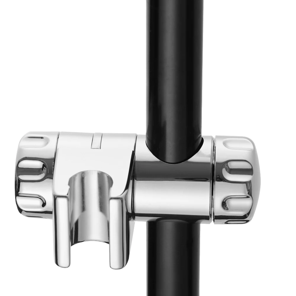 

ABS Plastic Adjustable 25mm Replacement Hand Shower Head Holder Support Rail Slider Clamp Bathroom Sprayer Base Bracket