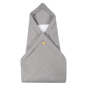 

Baby Sleeping Bag Winter Warm Baby Fleece Wrap Blanket 0-6M Baby Stroller Bedding Envelope Children Sleep Bag