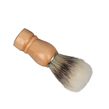 

Men Shaving Brush Barber Tool Soap Foam Brushes Razor Accessories Wood Handle Lather Brush 1PC