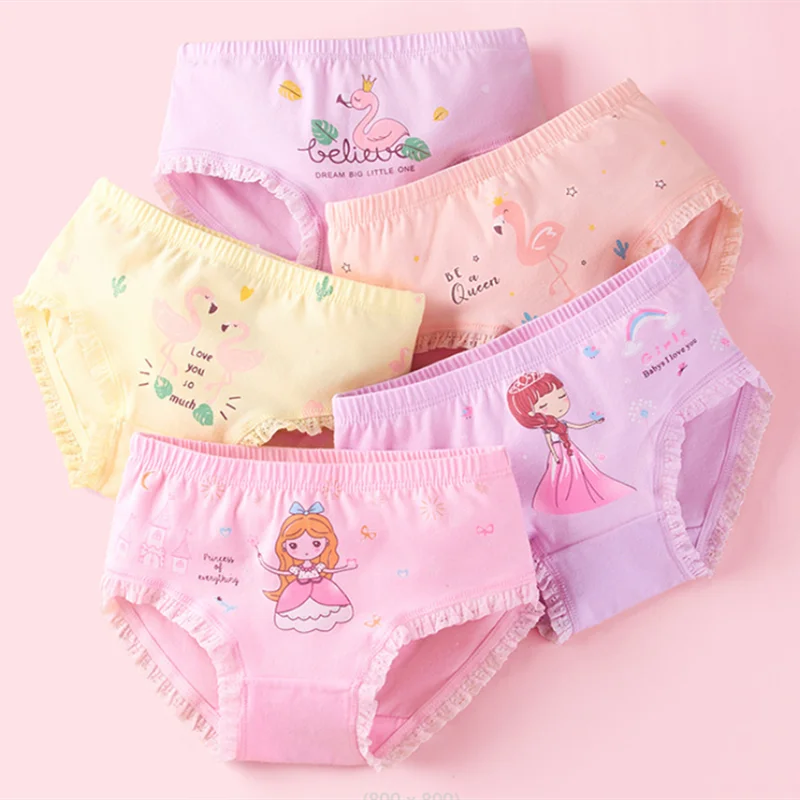 Kids Infant Baby Girls Underpants Cute Print Underwear Shorts Cotton  Ruffled Size Medium Underwear Big Girls Underwear Size 16 - AliExpress