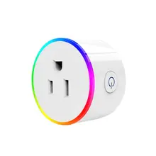 Wifi умная розетка с монитором питания wifi Беспроводная умная розетка с Google Home Alexa Голосовое управление дропшиппинг