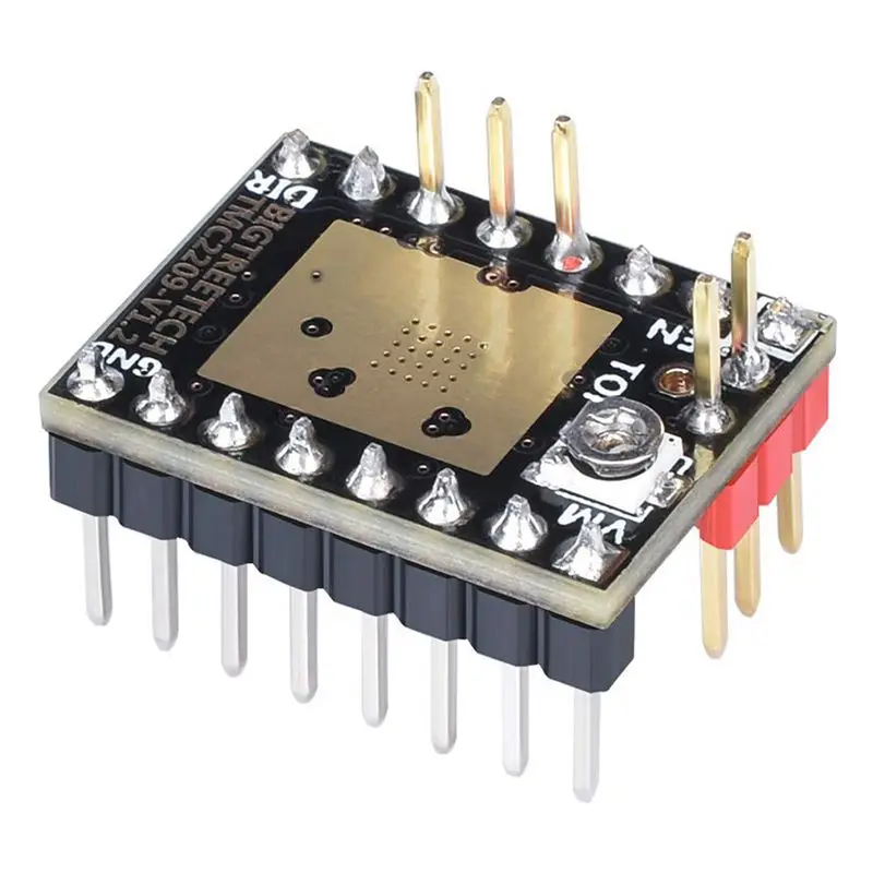 TMC2209 V1.2 Драйвер шагового двигателя 2.8A пиковый драйвер 3d части принтера для SKR V1.3 SKR PRO V1.1