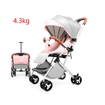

Baby Stroller Can Sit Reclining Ultra Light Portable Simple Folding Child Baby Pocket Umbrella Car Child Trolley infant carriage