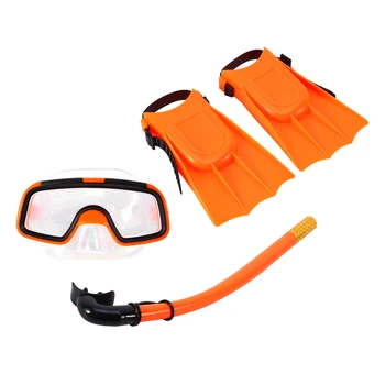 

Safe Professional Scuba Diving Mask Silicone Mask Snorkel Wear Resistant Diving Masks Swimming Fins Set + Quick Dry Bag