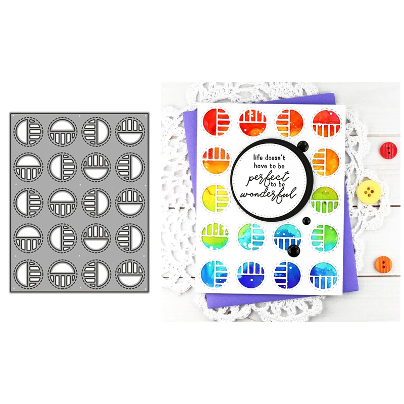 Creative Hollow Background Box New Metal Cutting Dies for Scrapbooking Mold Cut Stencil Handmade DIY Card Make Mould Model Craft | Дом и сад