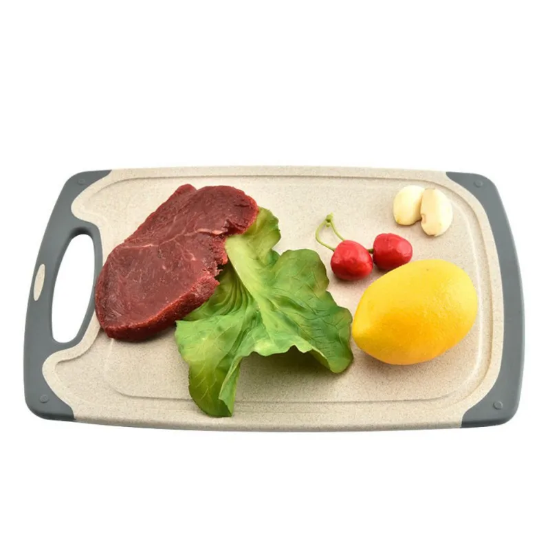 

Chopping Board Kitchen Anti-bacterial Wheat Straw Cutting Board Fruit Vegetable Meat Tools Kitchen Rectangular Cutting Board