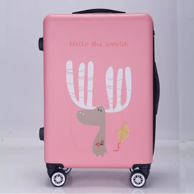 Maleta de mano con ruedas para niñas y niños, Maleta de viaje con ruedas de  20, 22, 24 y 26 pulgadas, color rosa y rojo|Equipaje con ruedas| -  AliExpress