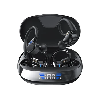 

New TWS headset Wireless Bluetooth Earphones LED Power Display Touch Control Sport Headset for all smart phone