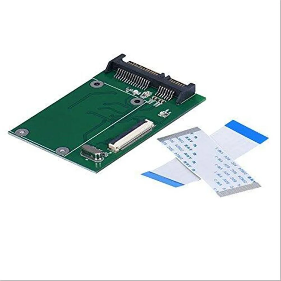 

New 1.8" ZIF/LIF CE HDD Hard Disk Drive SSD to 7+15 22 Pin SATA Adapter Converter Free shipping