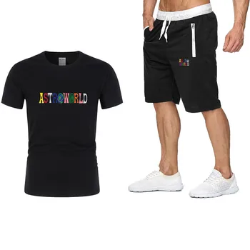 

2020 New Men Summer Sets Short sleeve T-shirts+ Short Pants New Fashion Men Casual Sets Shorts+T-shirts 2 pieces