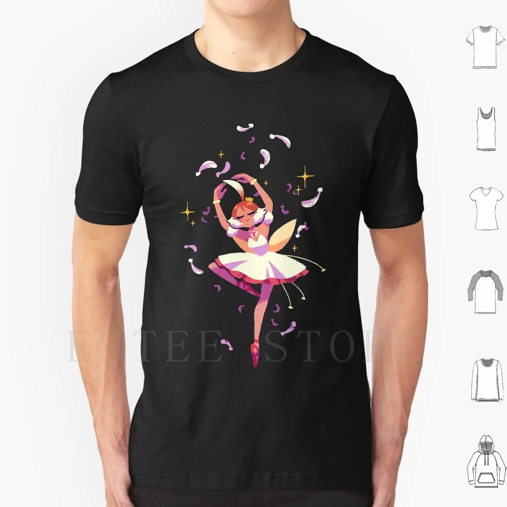 Swan Princess T Shirt Uomo Cotone 6Xl Princess Tutu Ahiru Duck Anime Fanart