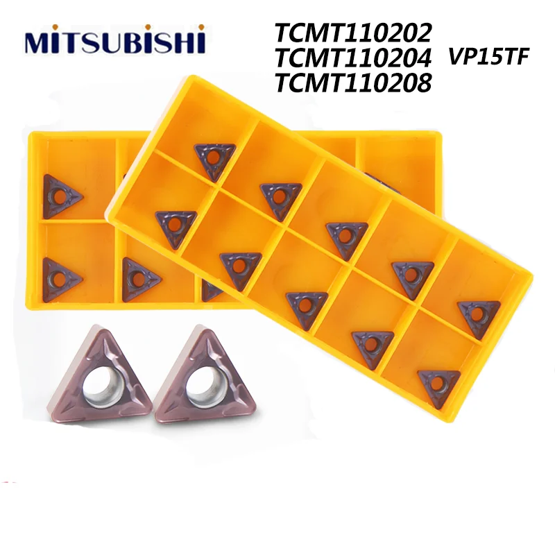 

10pcs TCMT110204 TCMT16T304 VP15TF Carbide Insert Metal turning tool External turning tools CNC tool lathe tool TCMT mill cutter