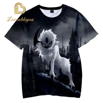 

Pokemon 3D Harajuku Casual T-Shirts Clothing Short Sleeve T-shirt Tops Corrective Hip Hop