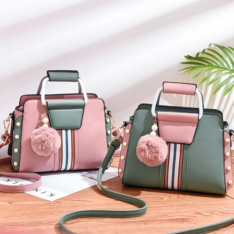 

Metal Top Handle Women Bags Designer Handbags PU Leather Ladies Tote Purse Handbags High Quality Elegant Messenger Shoulder Bag