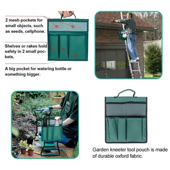 

Garden Kneeler Tool Bag Garden Tool Storage Bag Portable Tool Pouch For Knee Stool Gardening Tools Storage Pouch Tool Box