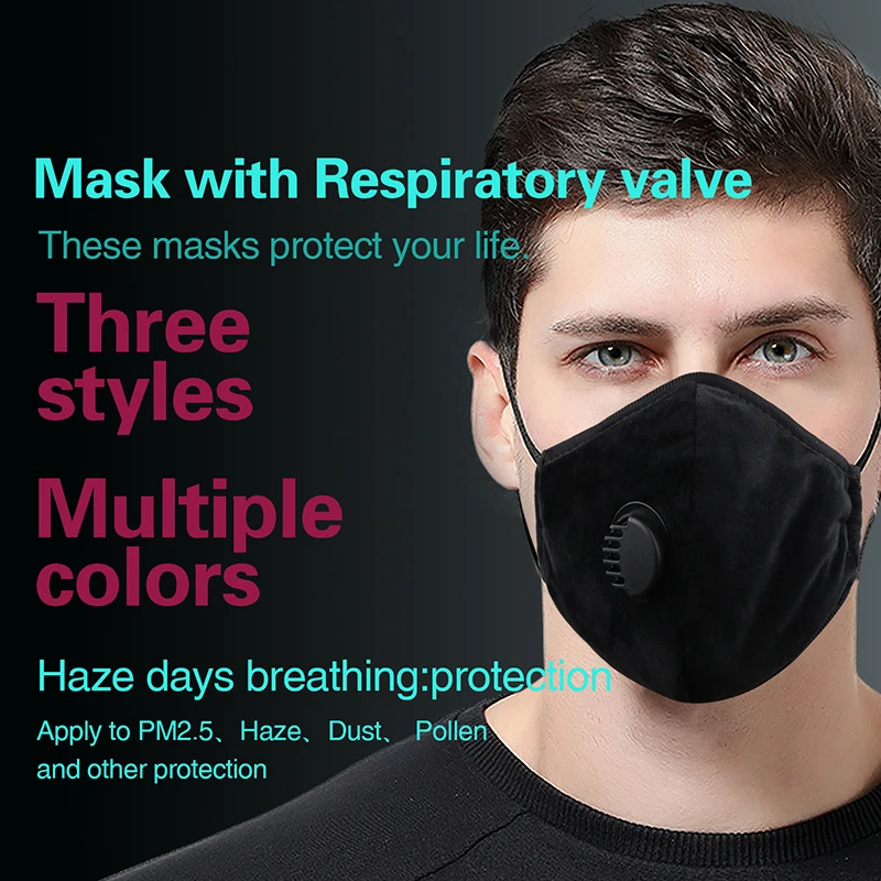 

N95 Protective Mask Activated Carbon Filter Cycling Masks Replaceable Filter Anti-Pollution PM2.5 Anit-fog Breathable Dust Masks