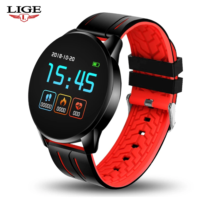 

New smart watch men women For IOS Android Heart rate blood pressure Tracker IP67 waterproof Fitness tracker Sport smartwatch