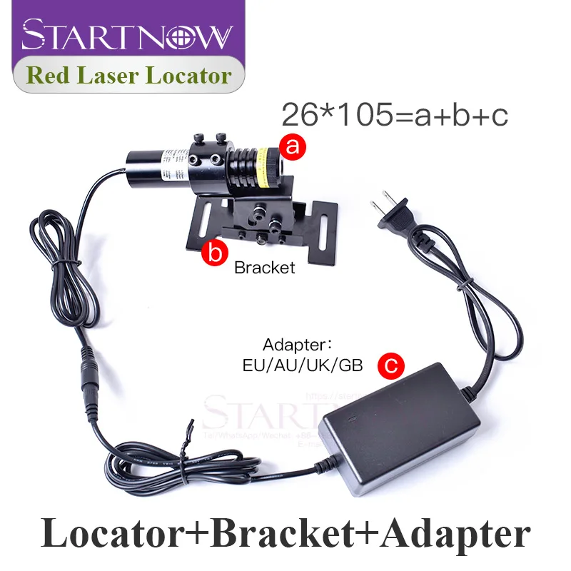 Waterproof Set 26*105 660nm 200mw 5V Stone Cutting Machine Focusable Laser Beam Module Locator Red Laser Line Positioning