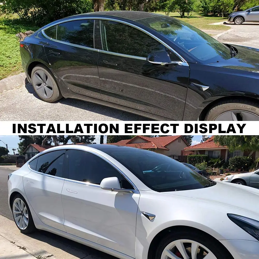 SOPEDAR 4 шт PU дверная ручка оберточная крышка Защитная Наклейка для Tesla модель 3